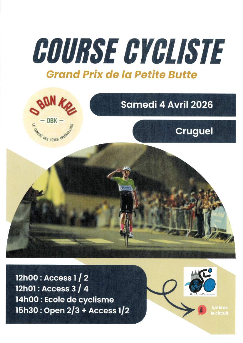 COURSES CYCLISTES - samedi 4 avril 